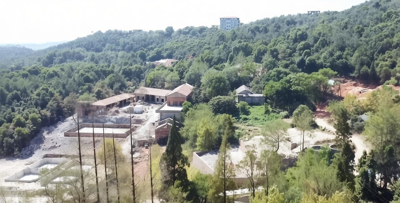 瓷土矿基地实景