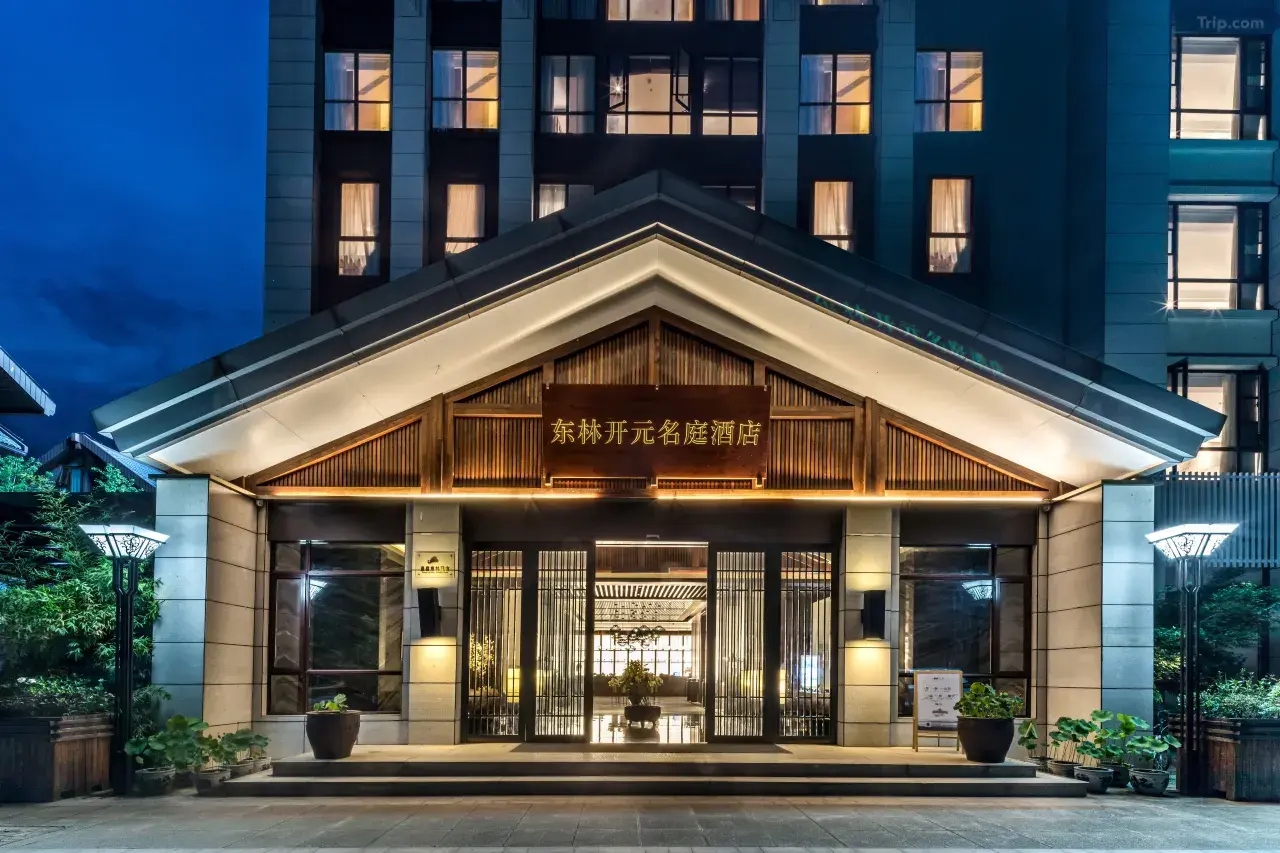 东林寺东林开元名庭酒店外观另一角度
